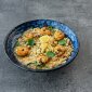 Italské rajčatové risotto s grilovanými krevetami