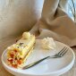 Mango s bílou italskou čokoládou a mascarpone řez